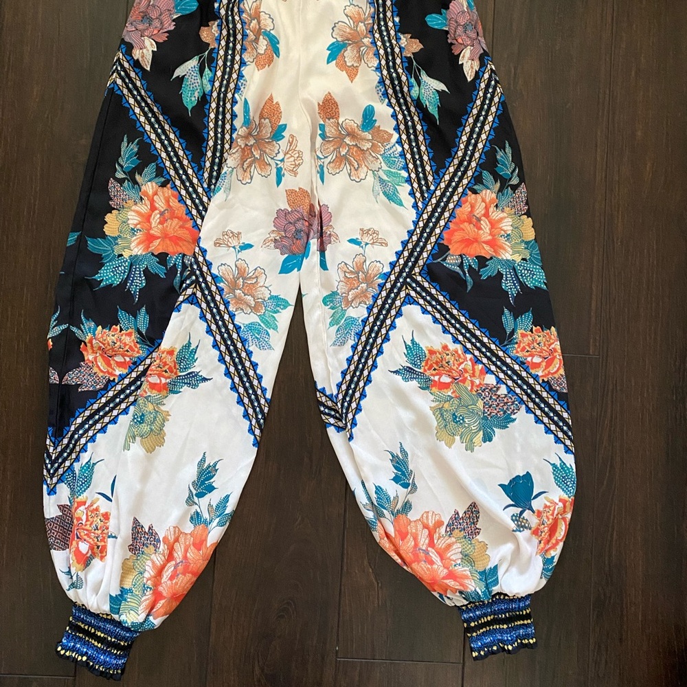 extra wide leg fashion joggers